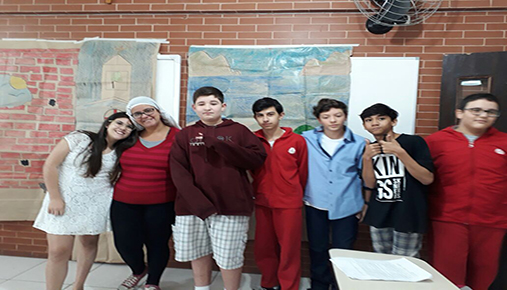 Ensaio geral do Teatro  Colgio So Joo Gualberto