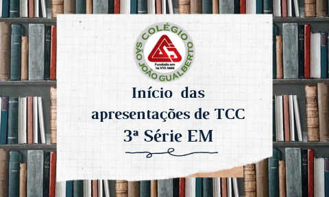 Incio das apresentaes de TCC - 3 Srie EM