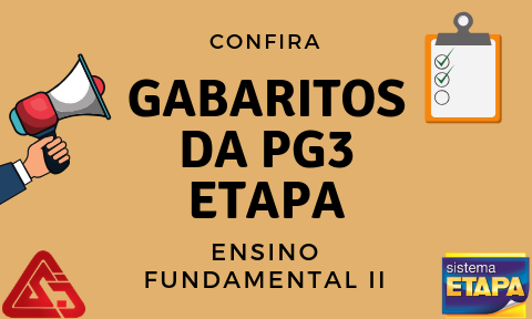 GABARITOS PG3 EFII Colgio So Joo Gualberto